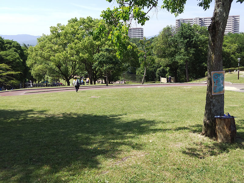 大蓮公園　芝滑りできそうな公園